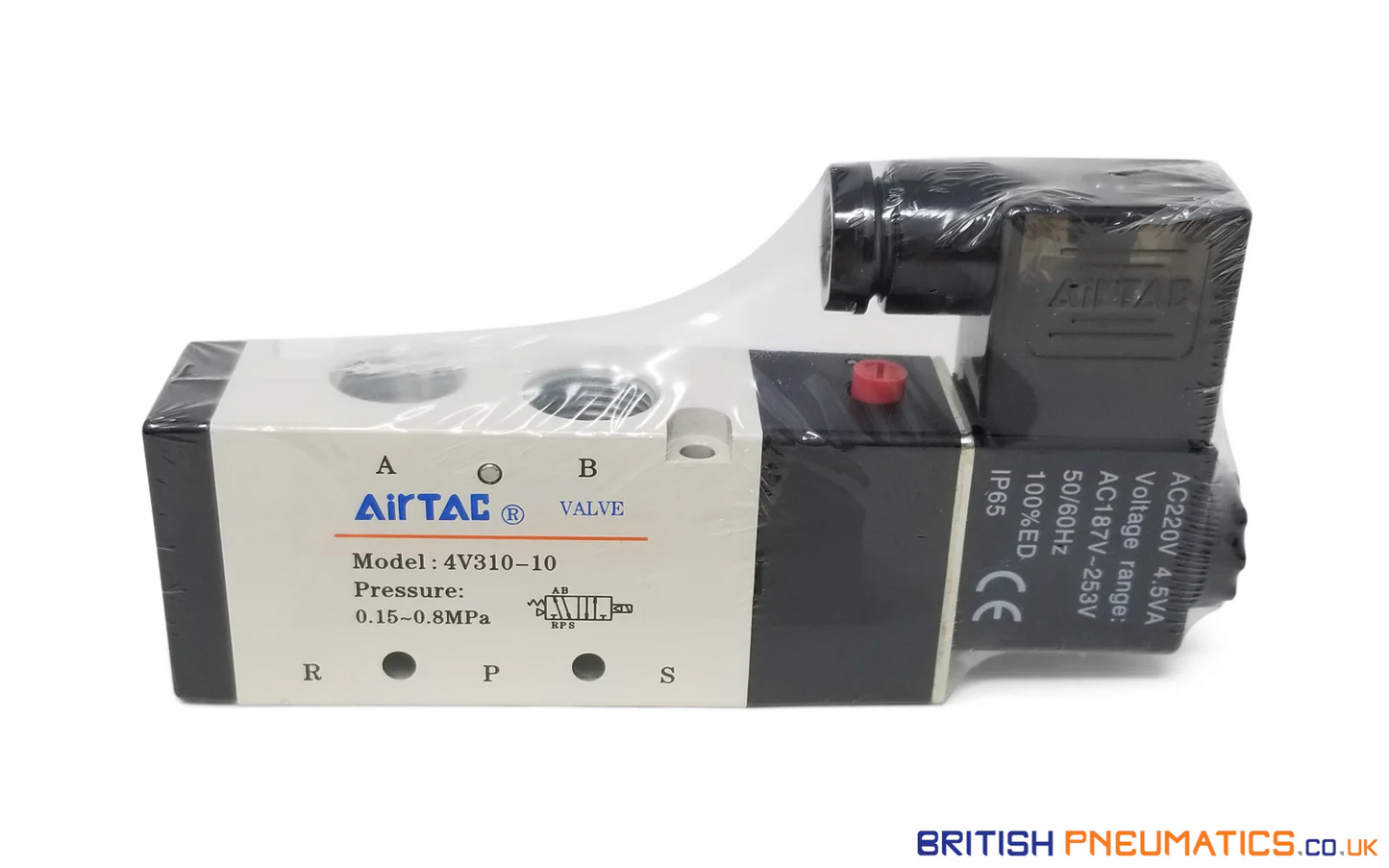 Airtac 4V310-10 DC12V Solenoid Valve | PneumaTech Store
