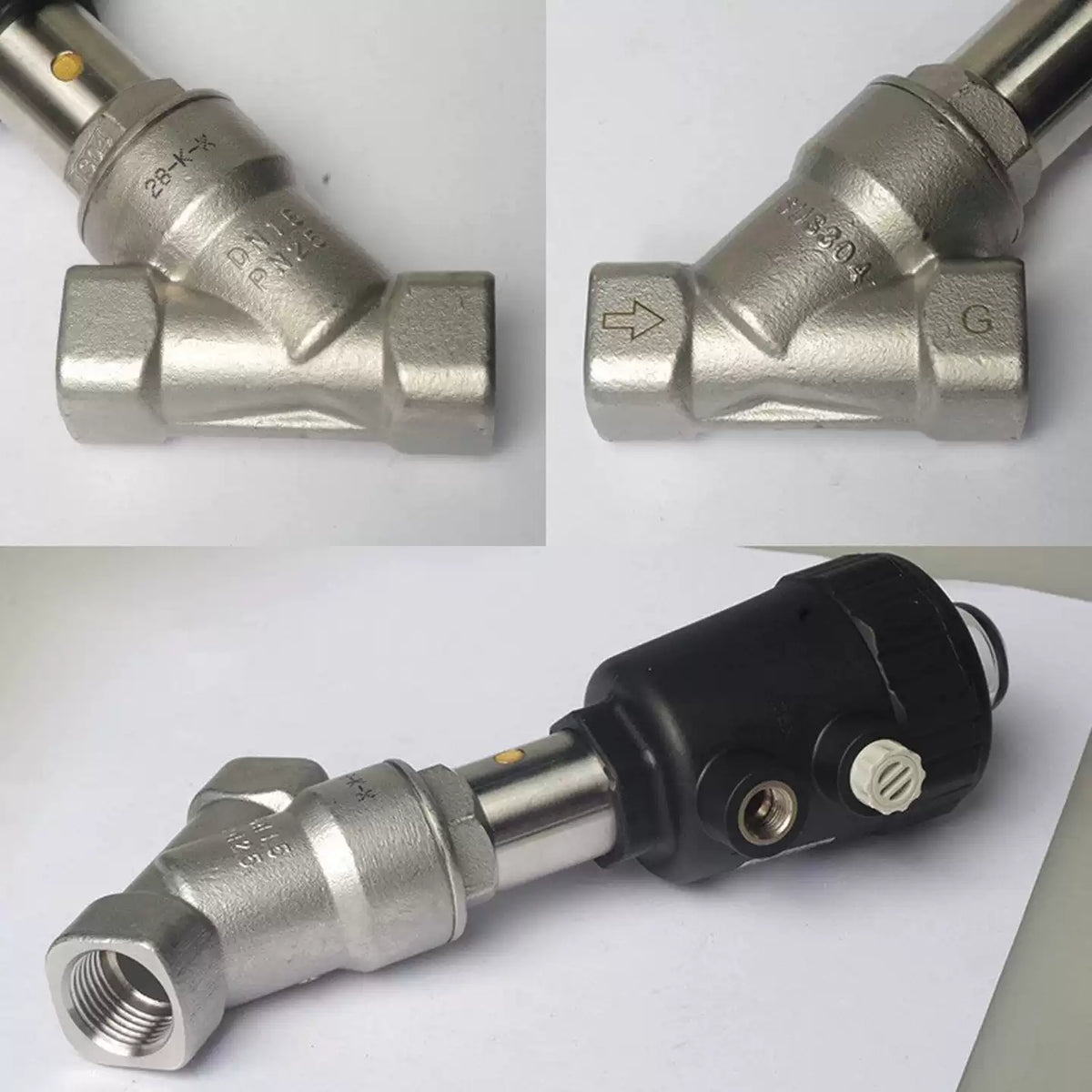 Airtac 2JW200-20: Angle Seat Valve - 2JW20020Q40G