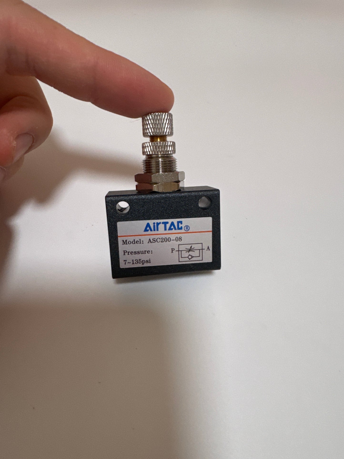 Airtac ASC200-08: Flow Control Valve - ASC20008T