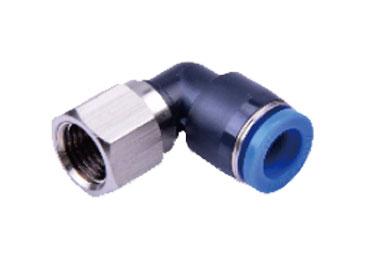 Airtac NPLF: Push to Connect Fitting, Female Elbow - NPLF1/4-1/8 (MOQ 10 pcs.)