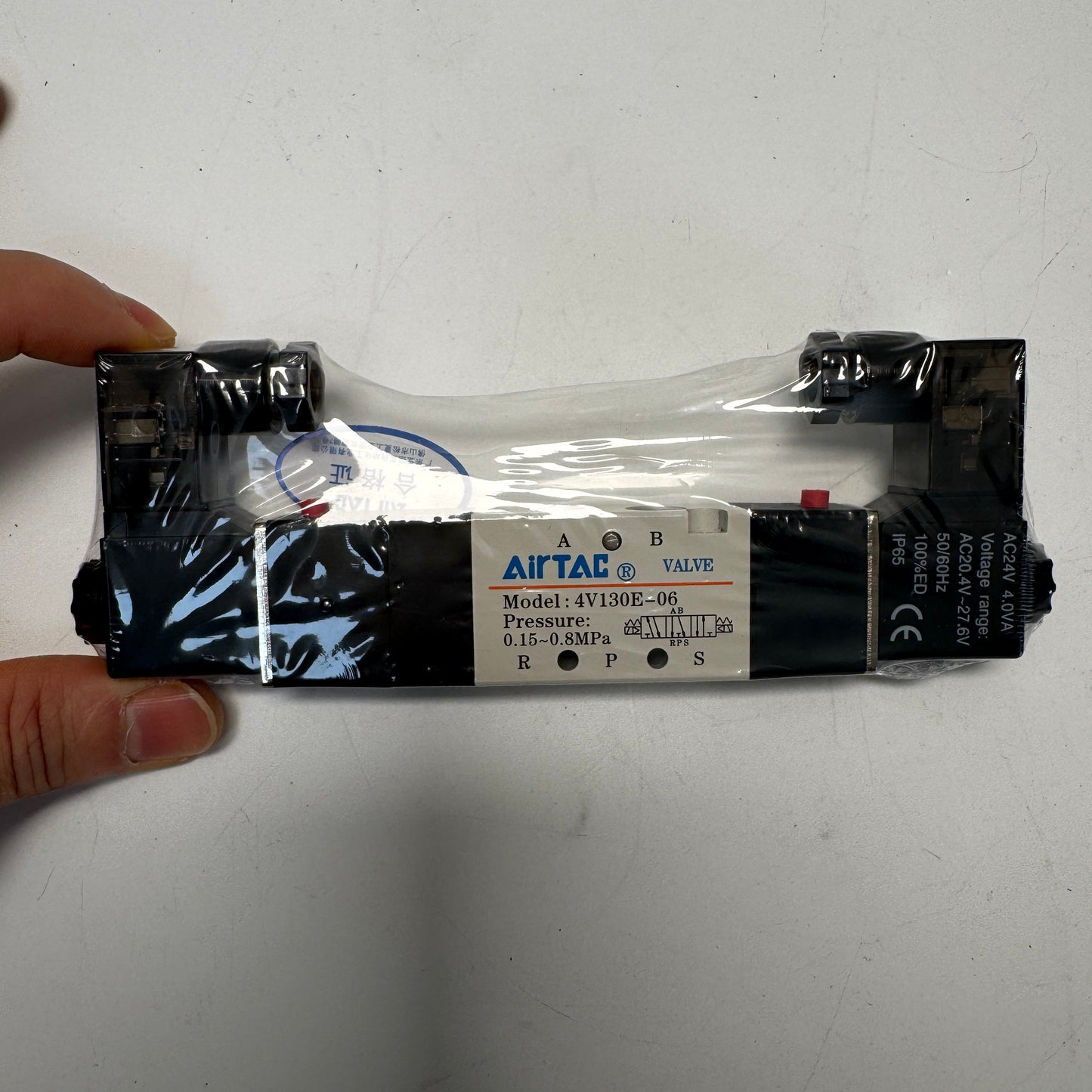 Airtac 4V130E-06: Solenoid Air Valve - 4V130E06E