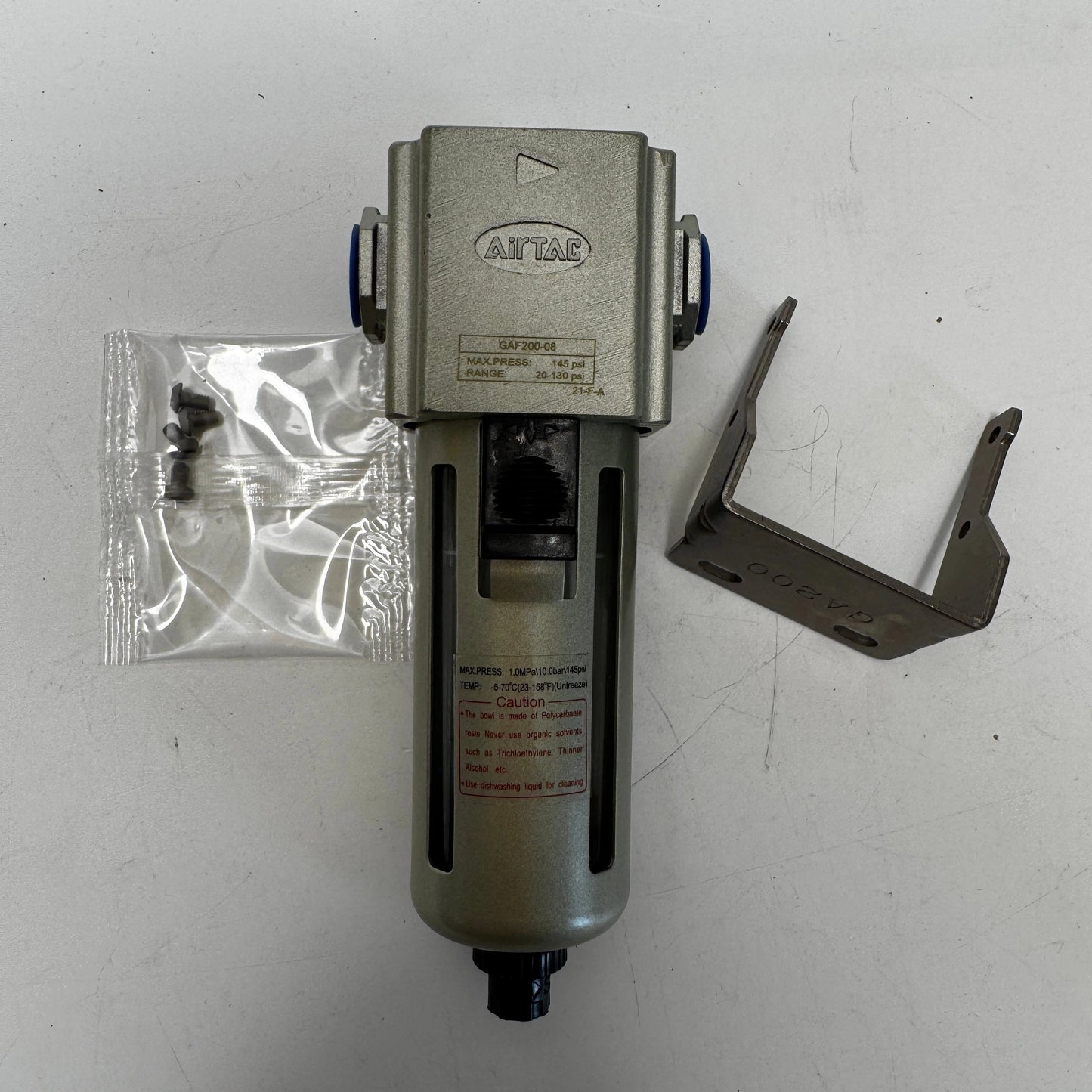 Airtac GAF200-08: Pneumatic Filter - GAF20008T