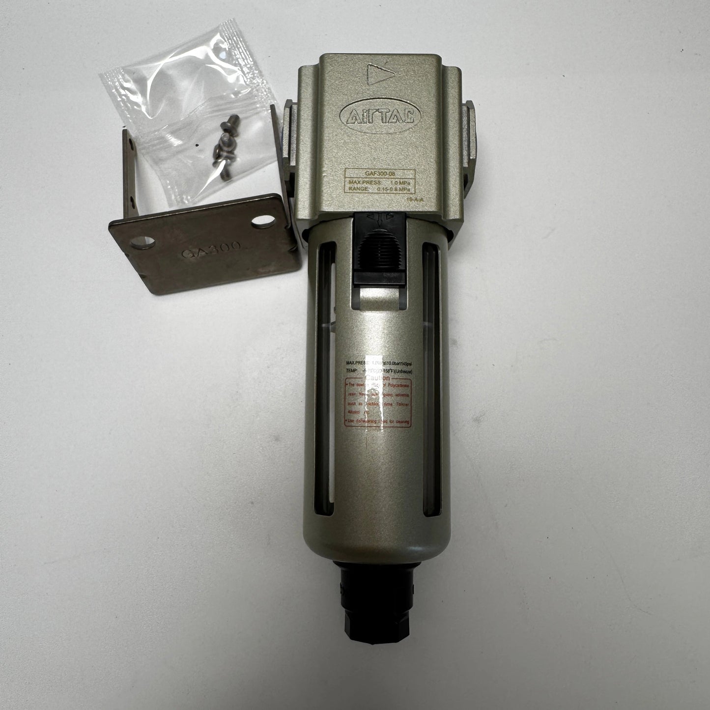 Airtac GAF300-08: Pneumatic Filter - GAF30008