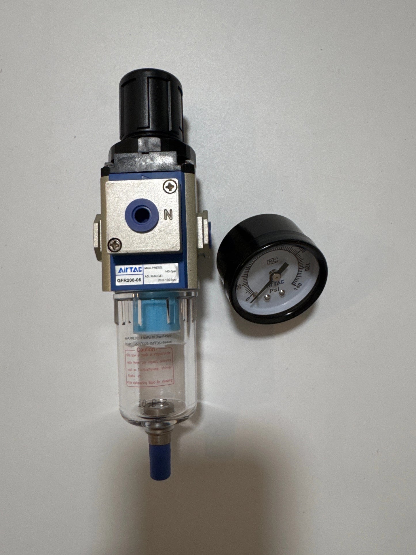 Airtac GFR Series: Pressure regulating filter - GFR20006JC2WG