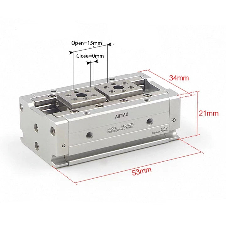 Airtac HFD Series: Thin Pneumatic Finger - HFD8X30