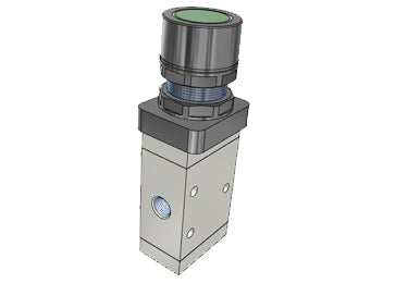 Airtac M3PF110-06: Manual Valve, 3 Way - M3PF21006GT