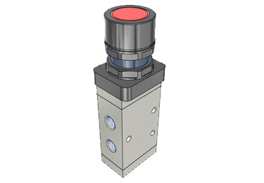 Airtac M5PF110-06: Manual Valve, 5 Way - M5PF11006R