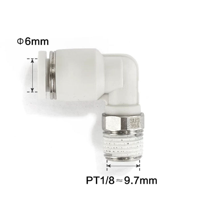 Airtac PL: Accessories--One-touch fittings(stainless steel) - PL601-S