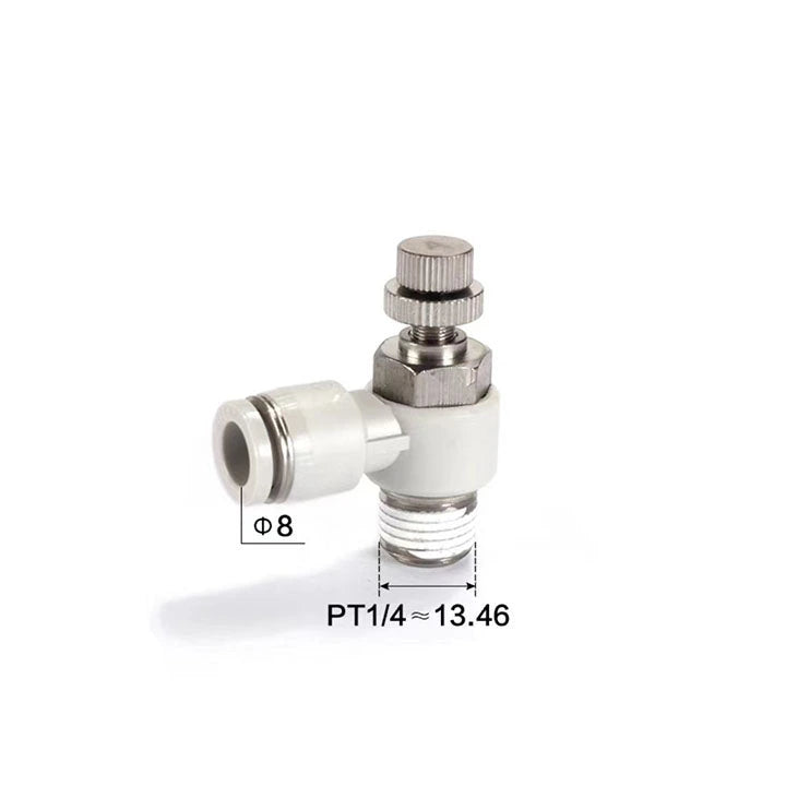 Airtac PSL: Accessories-speed controllers(stainless steel) - PSL802AD-S
