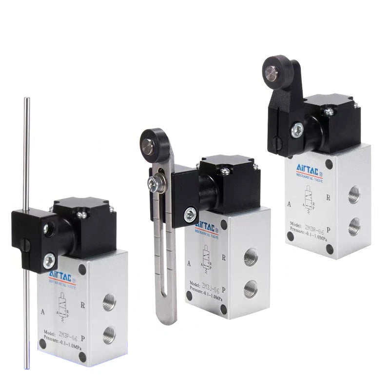 Airtac ZM3R-06: Manual Valve. 3 Way - ZM3R06WT