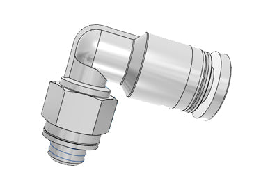 Airtac PL: Push Lock Fitting, Male Elbow - PL604 (MOQ 10 pcs.)