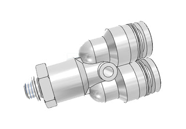 Airtac PYB: Push Lock Fitting, Branch Y - PYB1204 (MOQ 10 pcs.)