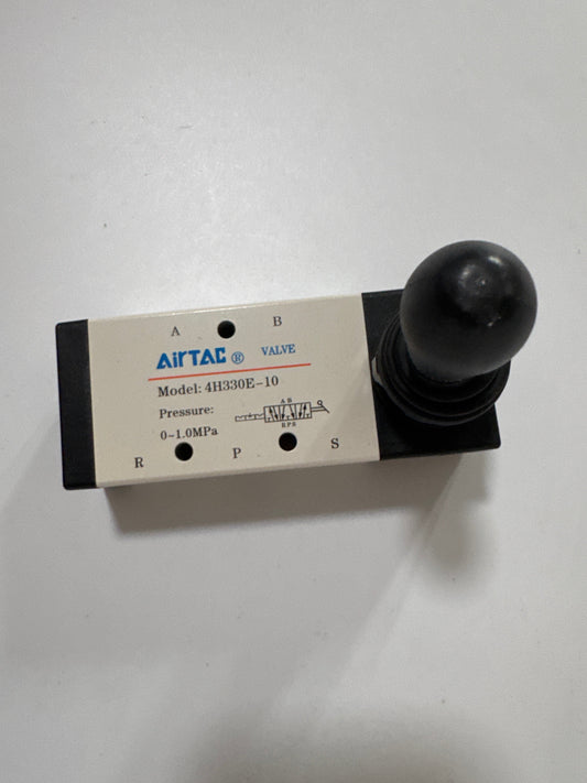 Airtac 4H330E-10: Hand Valve. Toggle Style - 4H330E10