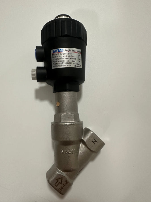 Airtac 2JSK150-10: Angle Seat Valve - 2JSK15010Q40T
