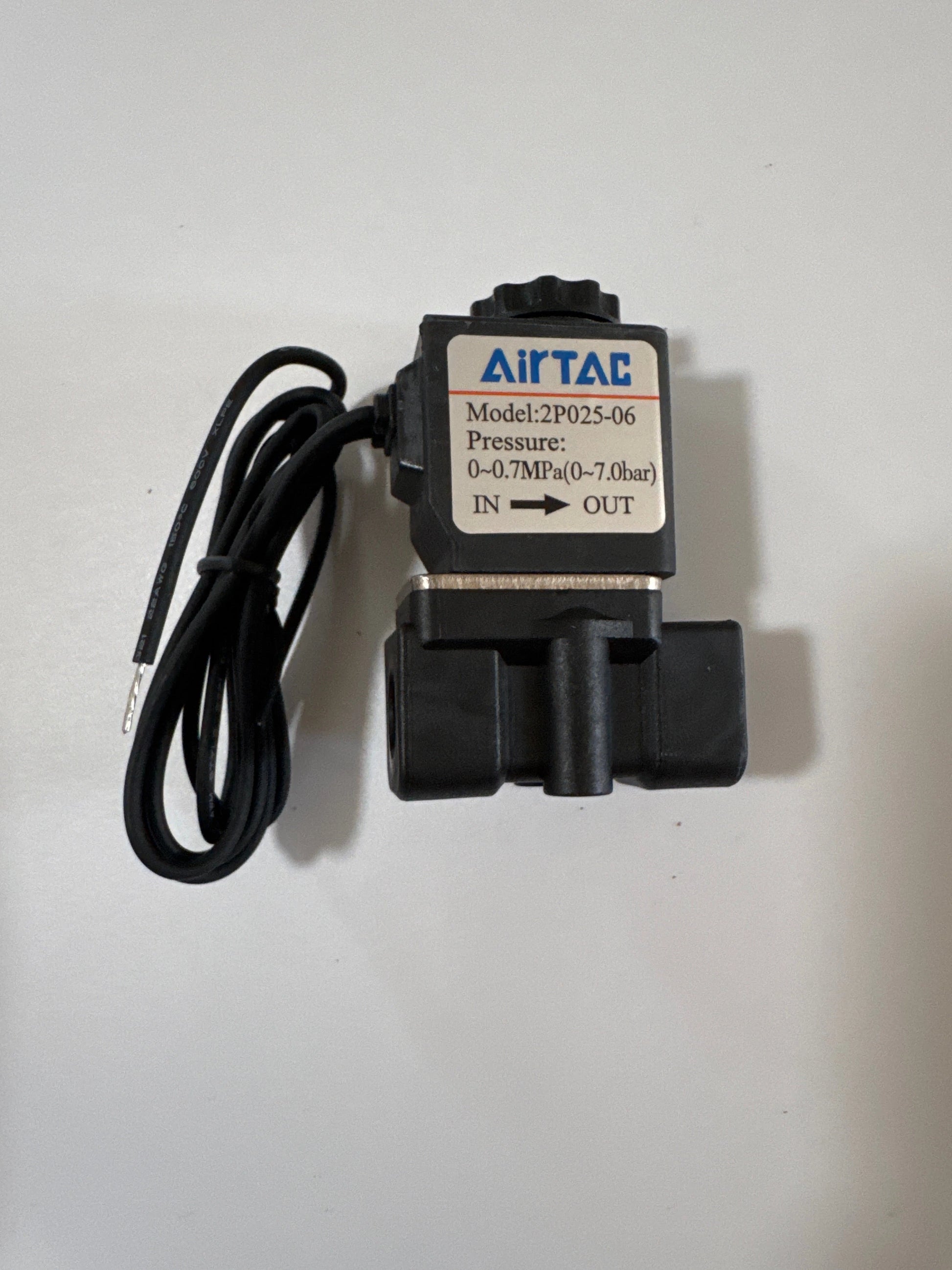 Airtac 2P0250-06: 2 Way Solenoid Valve. Plastic - 2P02506BIG