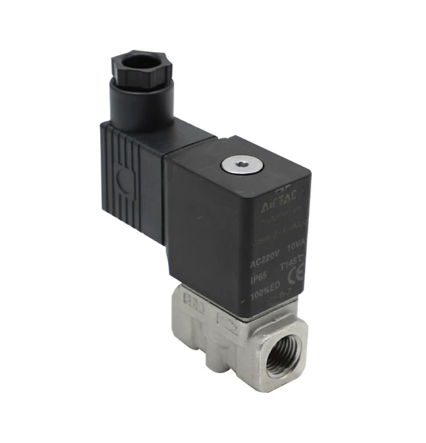 AirTAC 2SA03008B 2/2-Way Direct-Acting Normally Closed Solenoid Valve, DC24V, PT 1/4（副本）