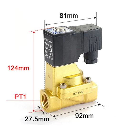 Airtac 2W250-25: 2 Way Solenoid Valve - 2W25025B