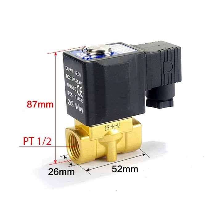 Airtac 2WT050-15: 2 Way Solenoid Valve - 2WT05015A