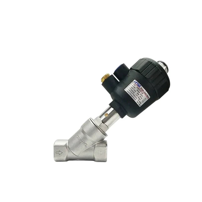 Airtac 2JS250-25: Angle Seat Valve - 2JS25025Q80G Pneumatic Angle Seat Valve