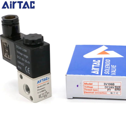 Airtac 3V1-06: Solenoid valve(3/2 way) - 3V106B