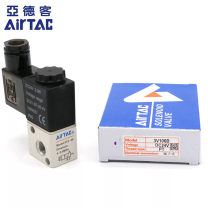 Airtac 3V1-06: Solenoid valve(3/2 way) - 3V106FT