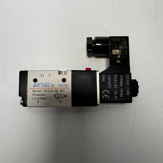 Airtac 3V110-06-NC: Solenoid valve(3/2 way) - 3V11006NCBG-W