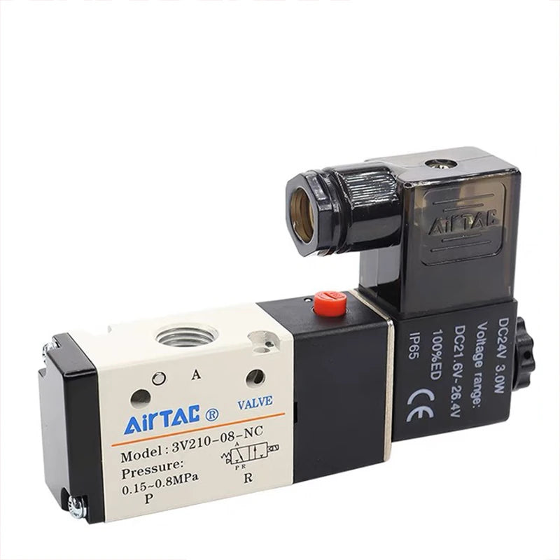 Airtac 3V110-06-NC: Solenoid valve(3/2 way) - 3V11006NCBI