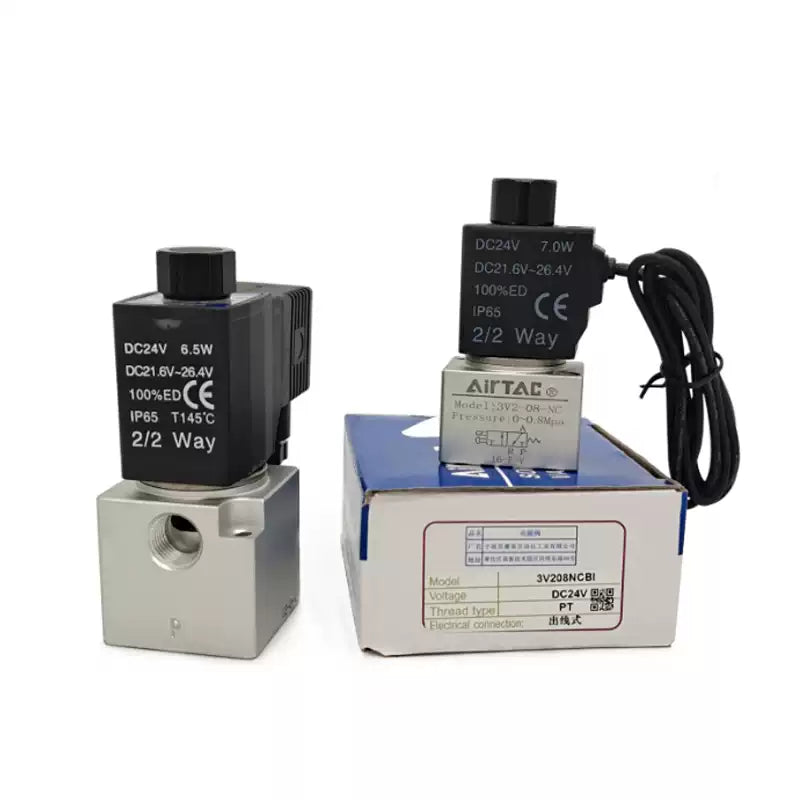 Airtac 3V2-08-NC: Solenoid valve(3/2 way) - 3V208NCA