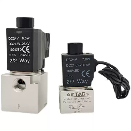 Airtac 3V2-08-NC: Solenoid valve(3/2 way) - 3V208NCA