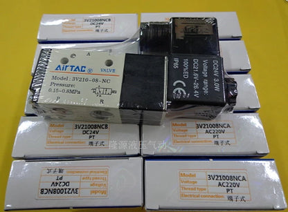 Airtac 3V210-08-NC: Solenoid valve(3/2 way) - 3V21008NCA