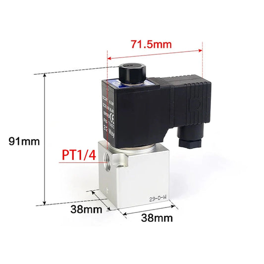 Airtac 3V3-08-NC: Solenoid valve(3/2 way) - 3V308NCB