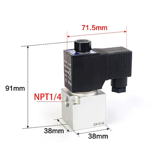 Airtac 3V3-08-NO: Solenoid valve(3/2 way) - 3V308NOBT