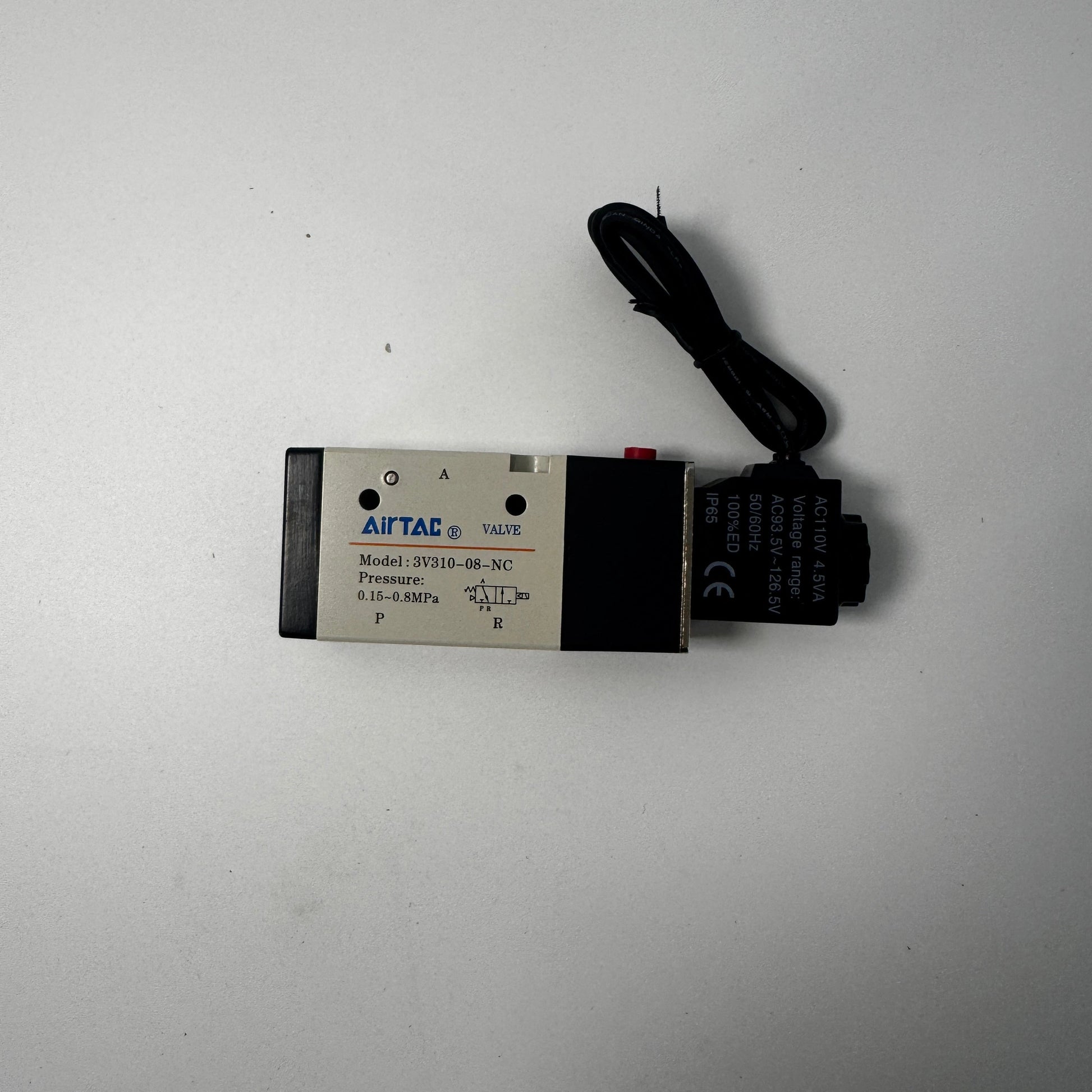 Airtac 3V310-08-NC : Solenoid valve(3/2 way) - 3V31008NCCI