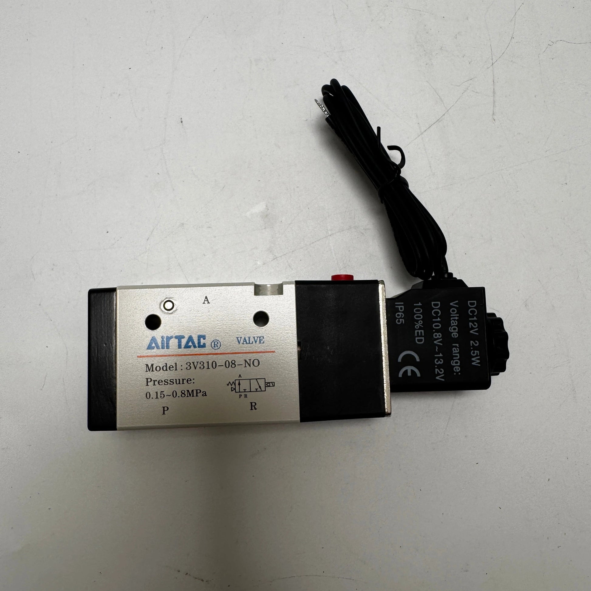 Airtac 3V310-08-NO : Solenoid valve(3/2 way) - 3V31008NOFI