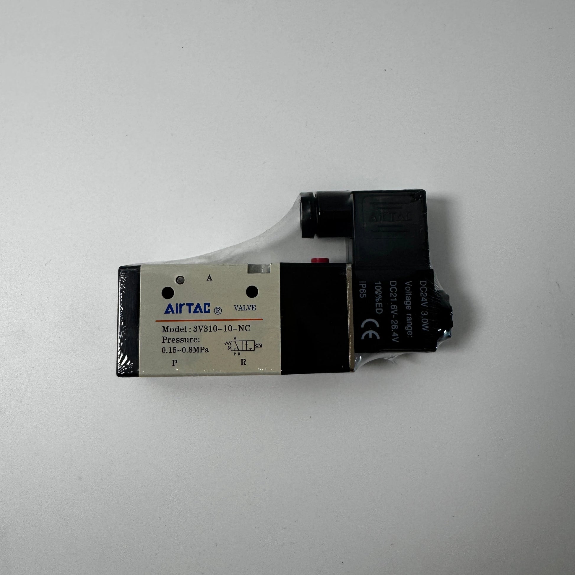 Airtac 3V310-10-NC: Solenoid valve(3/2 way) - 3V31010NCBIT-W