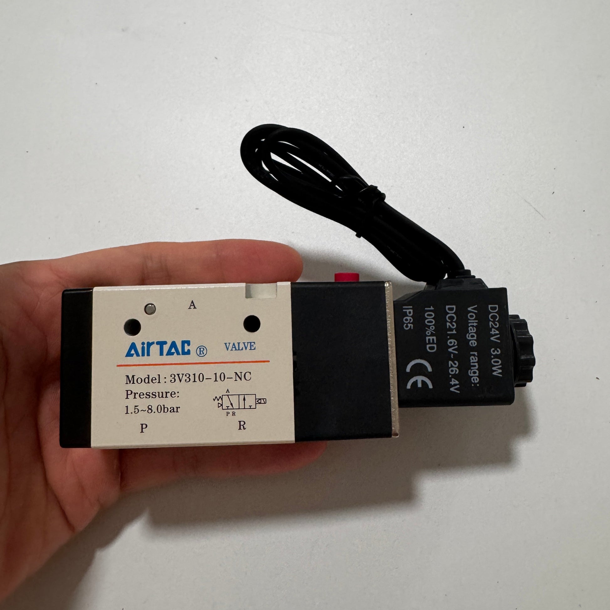 Airtac 3V310-10-NC: Solenoid valve(3/2 way) - 3V31010NCBIG