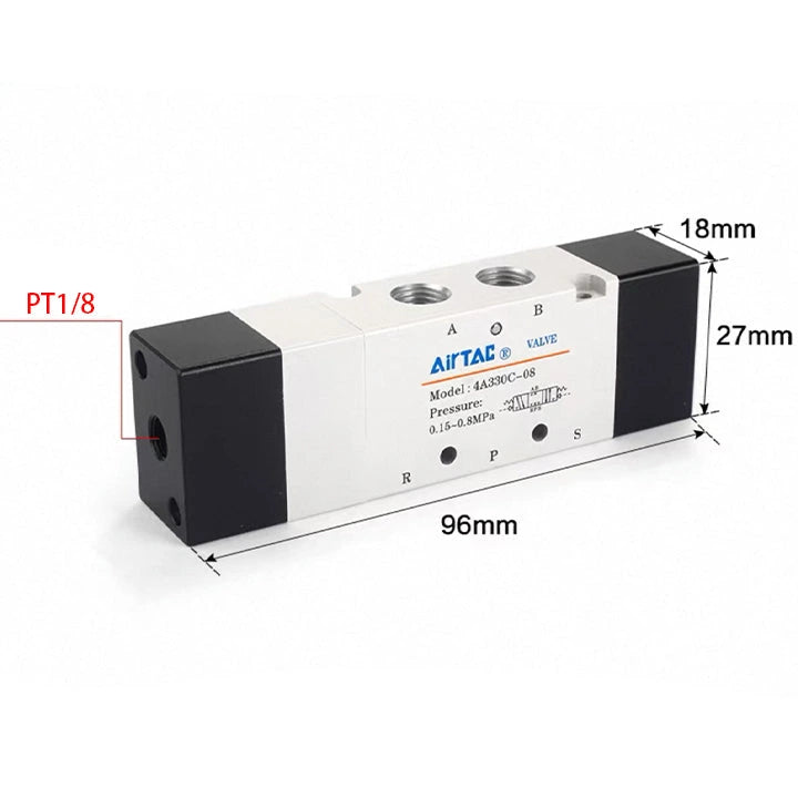 Airtac 4A130C-06: Air Pilot Valve. 5 Way - 4A130C06
