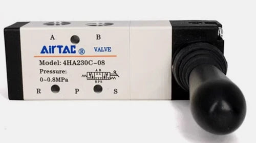 Airtac 4HA230C-08: Hand Valve. Toggle Style - 4HA230C08