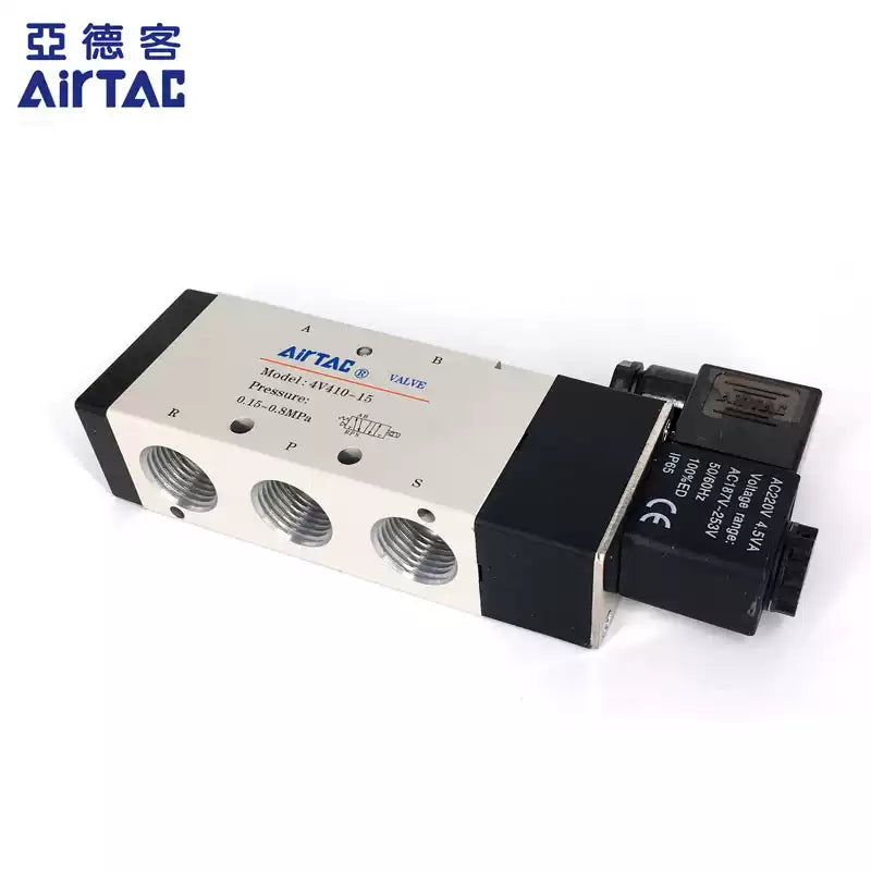 Airtac 4V410-15: Solenoid Air Valve - 4V41015F