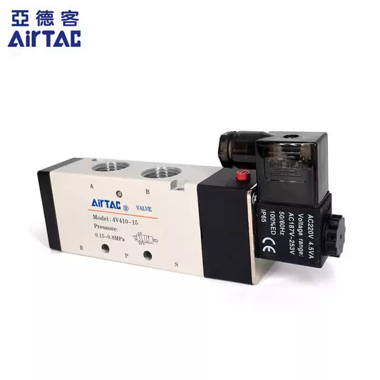 Airtac 4V410-15: Solenoid Air Valve - 4V41015E