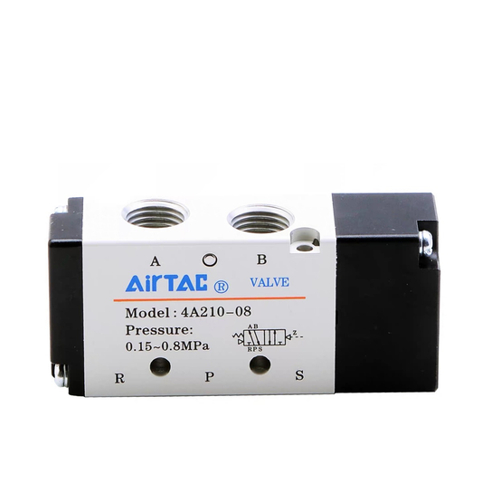 Airtac 4A330E-10: Air Pilot Valve. 5 Way - 4A330E10T