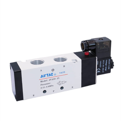 AirTac 4V410-15 DC 24V 5-Port 2-Position Pilot-Operated Solenoid Valve