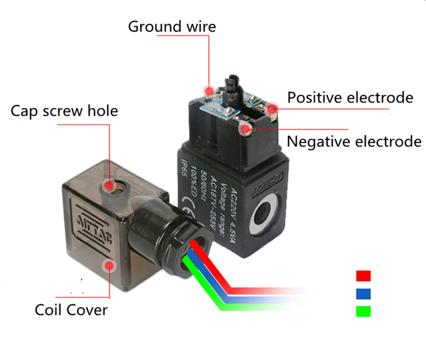 Airtac 4V210-08F DC12V Solenoid Valve | 5/2 Way | Low Power Consumption