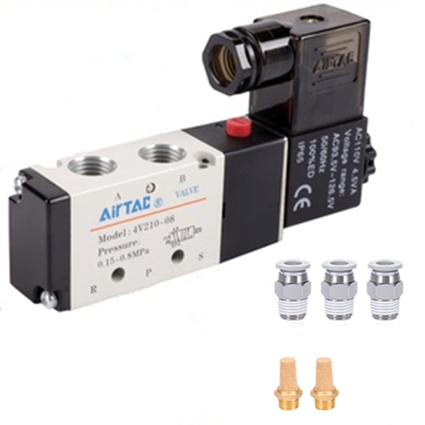 AirTAC 4V210-08 AC110V Solenoid Valve