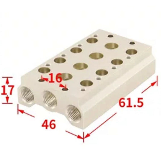 Airtac 7V0500M: Pneumatic Air Valve Manifold  - 7V0500M4FG