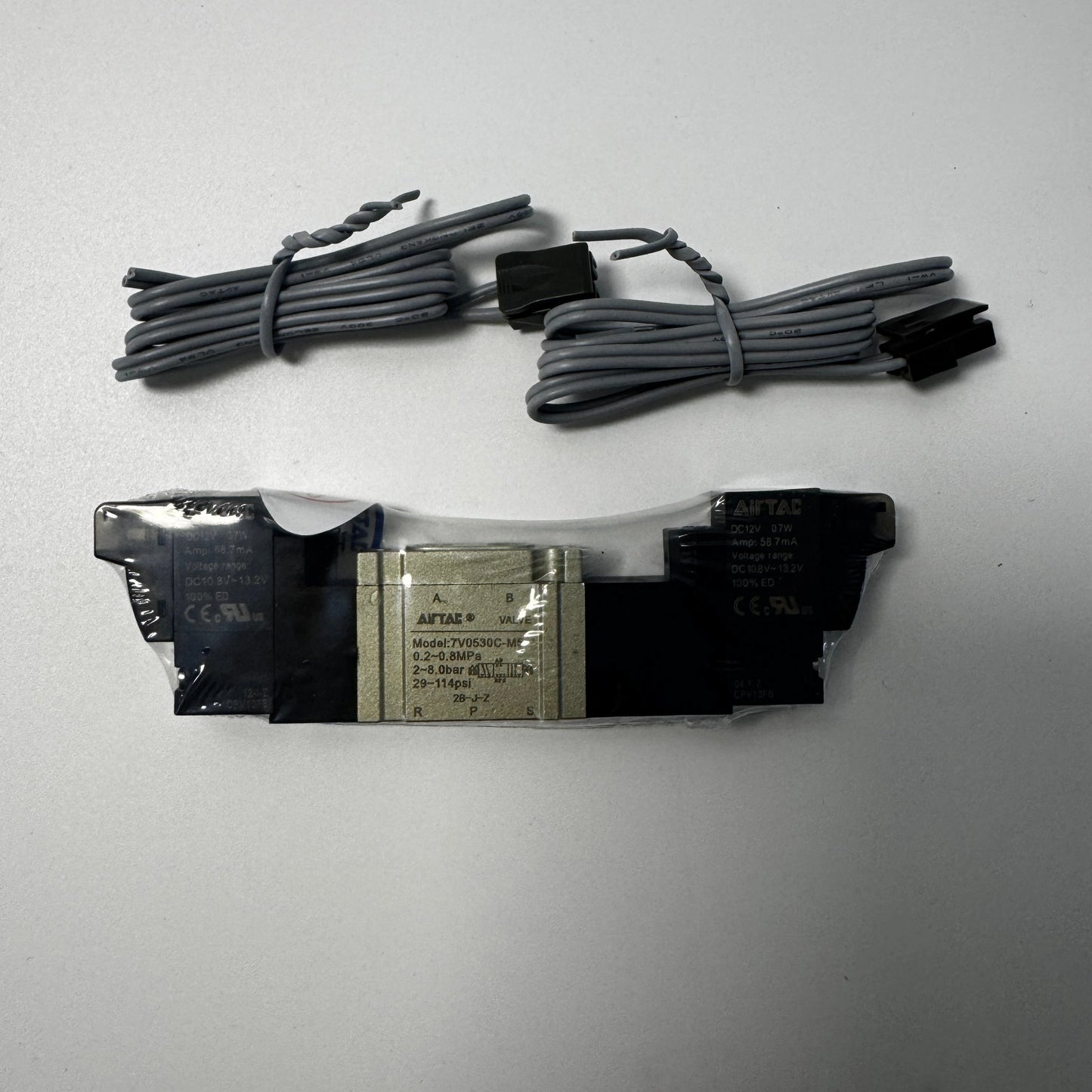 Airtac 7V0530C-M5: Solenoid Air Valve  - 7V0530CM5F050
