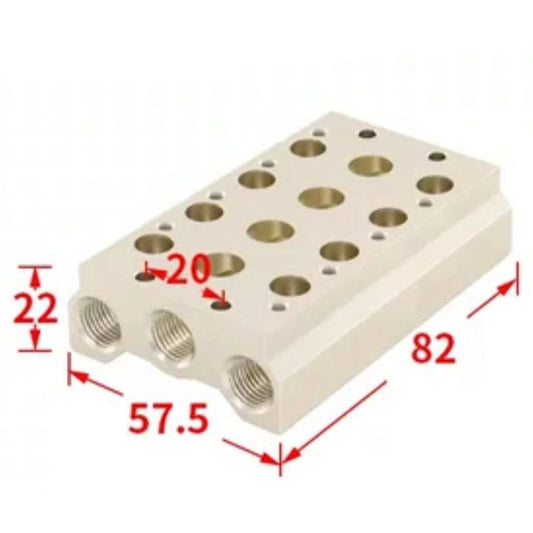 Airtac 7V100M: Pneumatic Air Valve Manifold  - 7V100M4FG