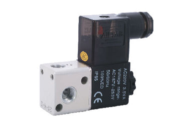 Airtac 3V1-06: Solenoid Air Valve - 3V106AT Pneumatic Control Valve