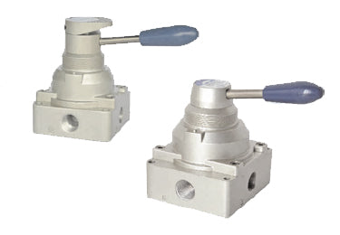 Airtac 4HV330-10: Hand Valve, Rotary Style - 4HV33010
