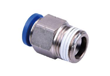 Airtac NPC: Push to Connect Fitting, Male Connector - NPC1/4-1/8 (MOQ 10 pcs.)